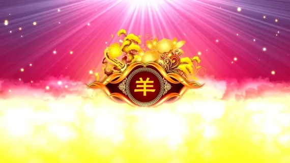 2015羊年大吉高清视频素材片头