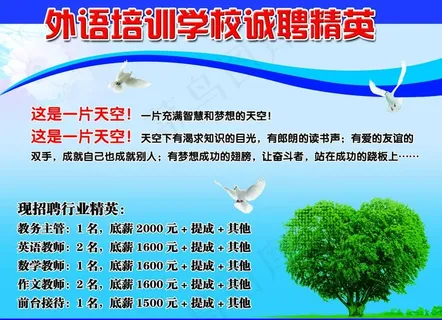 外语培训学校招聘