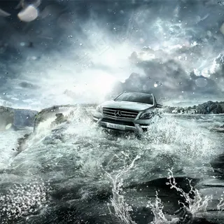 炫酷大气汽车背景图