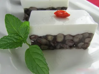 红豆椰奶糕图片