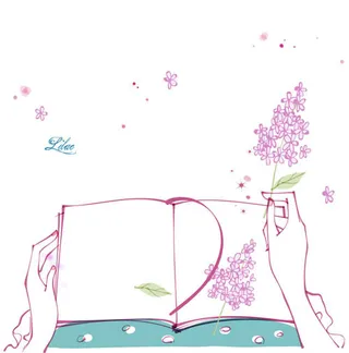 水仙花与月季矢量图