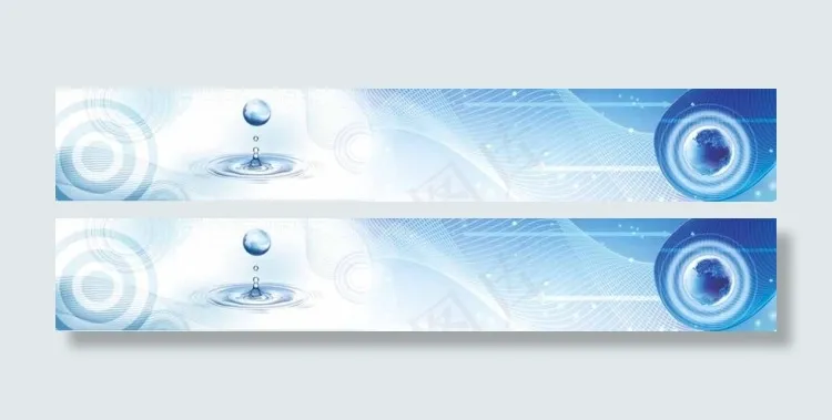 商务科技banner模板psd模版下载