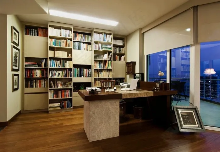 书房装修设计效果图