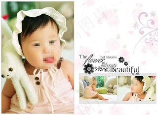 儿童摄影模板模板下载