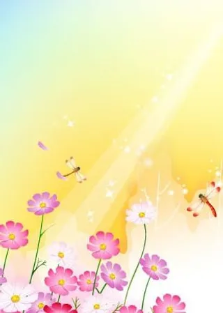 韩国春天风光矢量图16