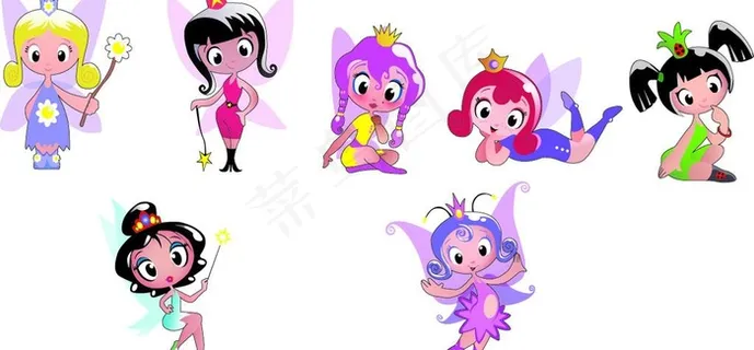 卡通 小精灵图片