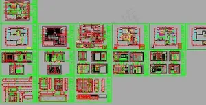 最新古典家庭装修设计施工图