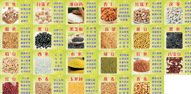 五谷杂粮功效图片