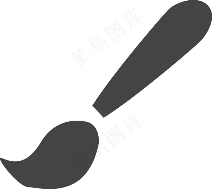 稳定的刷字形图标eps,ai矢量模版下载