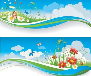 夏天矢量素材图片