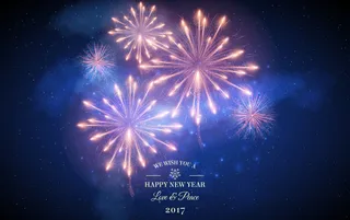 2017新年烟花背景