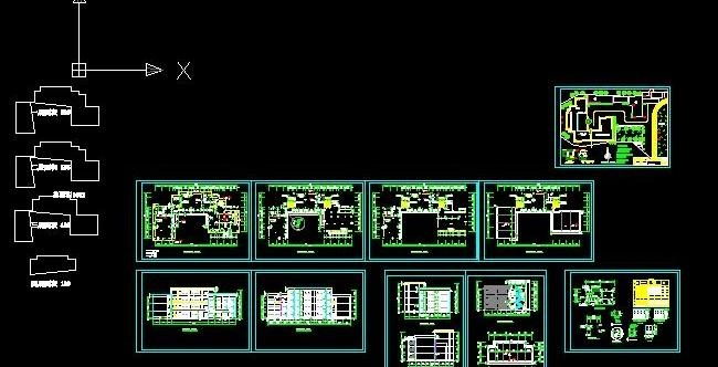 四层生活用房及辅助用房幼儿园施工图