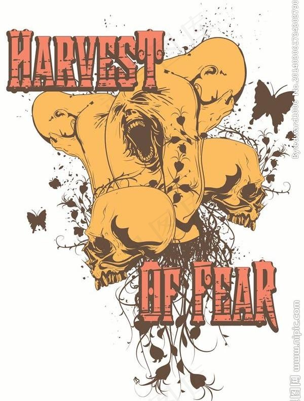 t恤花纹 哥特花纹图片