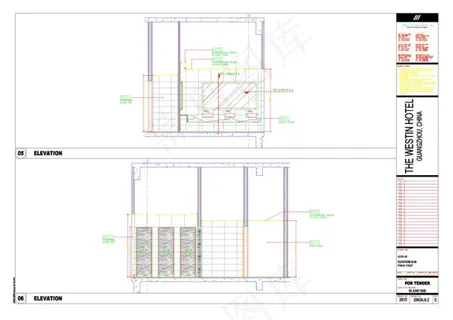 五层公共厕所cad图纸