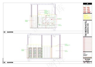 五层公共厕所cad图纸