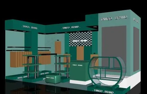 TANGO墨绿色色调展厅