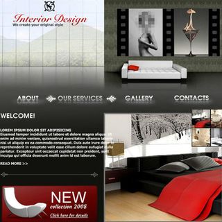 室内设计flash网站