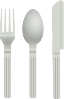 叉子和勺子剪贴画