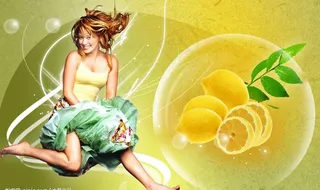 水果 美女图片