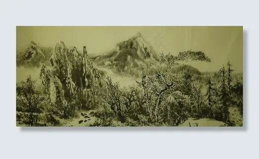 山水水墨图片 山水水墨图片