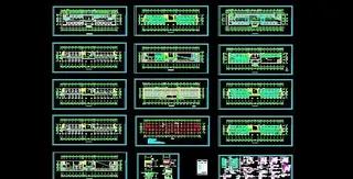 五层综合办公楼平面图