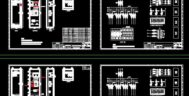 低压动力控制柜标设计图