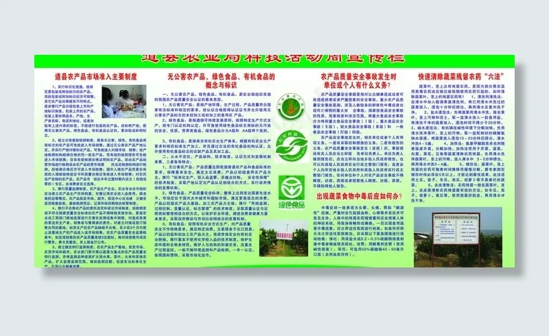 农业宣传栏图片psd模版下载