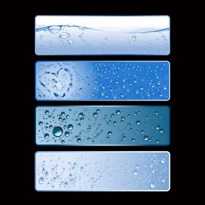 水主题banner矢量素材eps,ai矢量模版下载