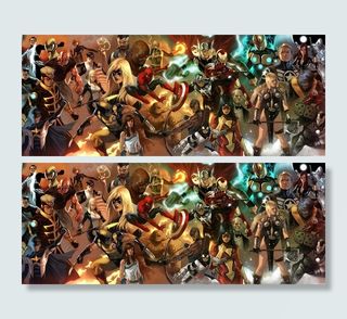 漫威超级英雄漫画集合