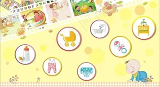 婴儿卡通画图片