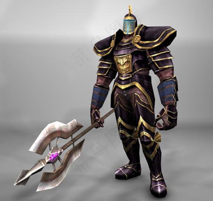 游戏人物3d模型图片