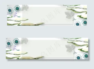 秋季淘宝天猫鲜花服饰女装通用海报背...