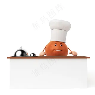 厨师3d小人图片 厨师3d小人图片