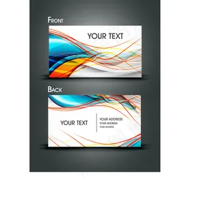 时尚线条名片