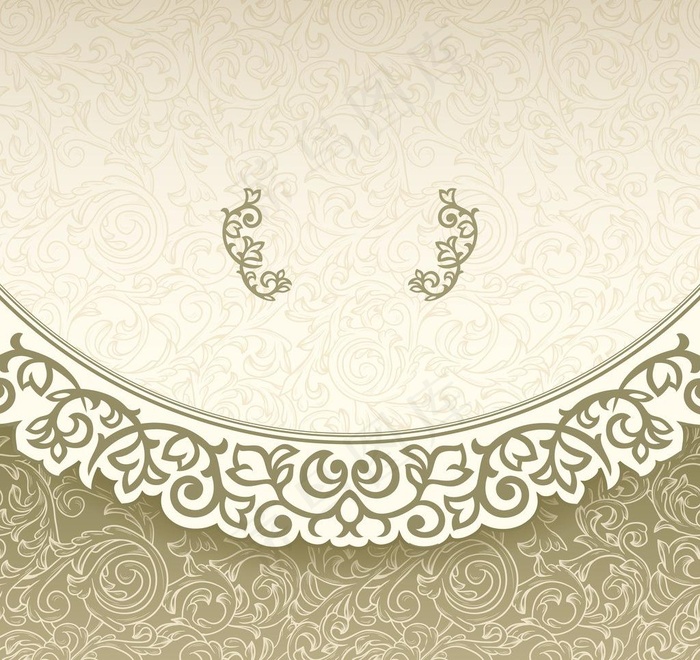 欧式花纹背景图片