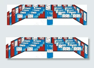 特卖场布置图片