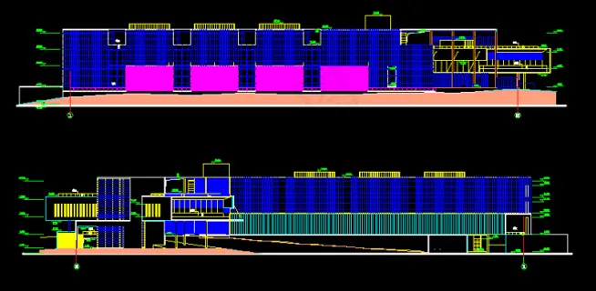 图书中心建筑设计图