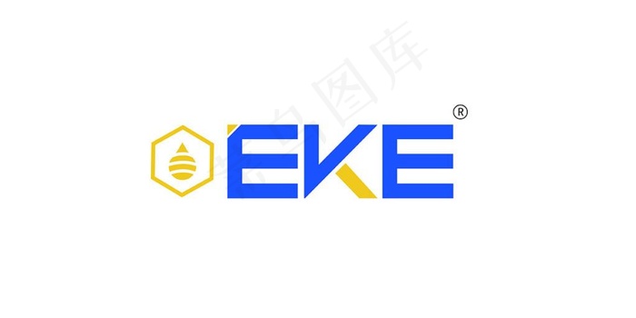 EKE蜜蜂科技标志ai矢量模版下载