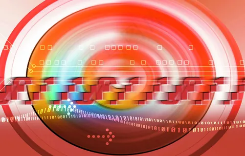 眩晕背景科技图案