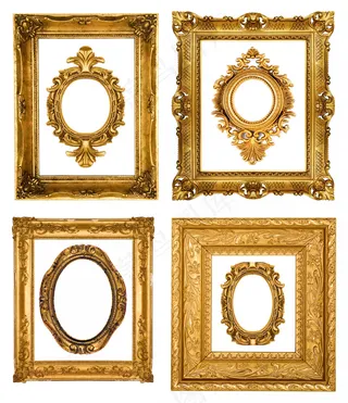 金色相框图片