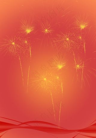 喜庆宣传单psd背景图图片