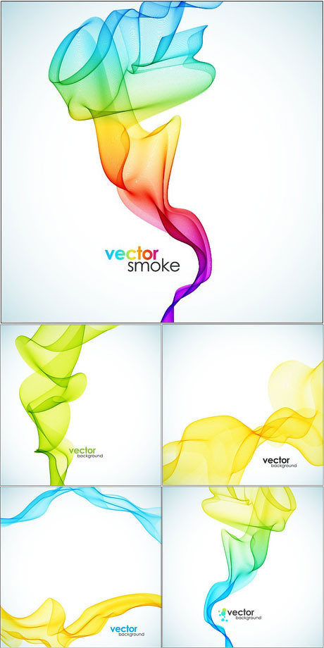 动感线线条渐变波浪线矢量素材