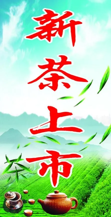 新茶上市图片cdr矢量模版下载