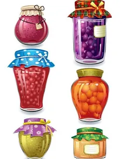 精美水果罐头矢量素材 精美水果罐头矢量素材