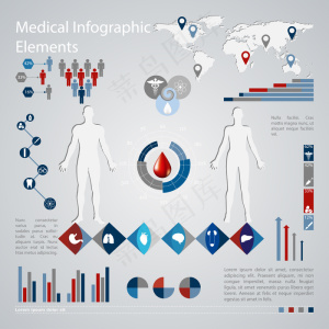 医药信息图表04-矢量素材