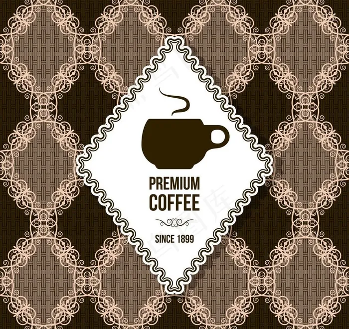 咖啡菜单封面图片eps,ai矢量模版下载