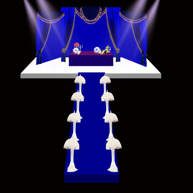 婚礼资料布置图库婚庆背景舞台现场效果图psd模版下载