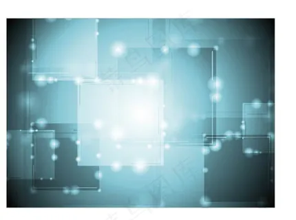 时尚炫彩方块背景矢量素材