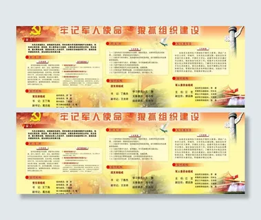 牢记军人使命 加强组织建设图片