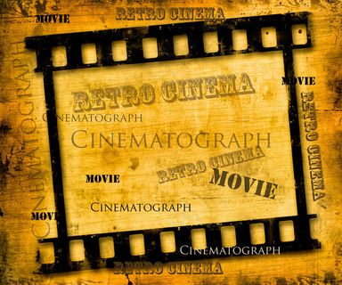 复古怀旧电影底纹与英文字母